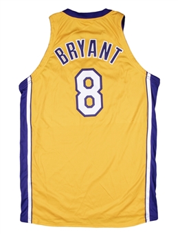 2001-02 Kobe Bryant Pro Cut Los Angeles Lakers Home Jersey (Fox LOA)